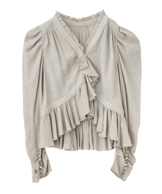 ペプラムフリルブラウス｜PETAL ONLINE（ペタルオンライン）