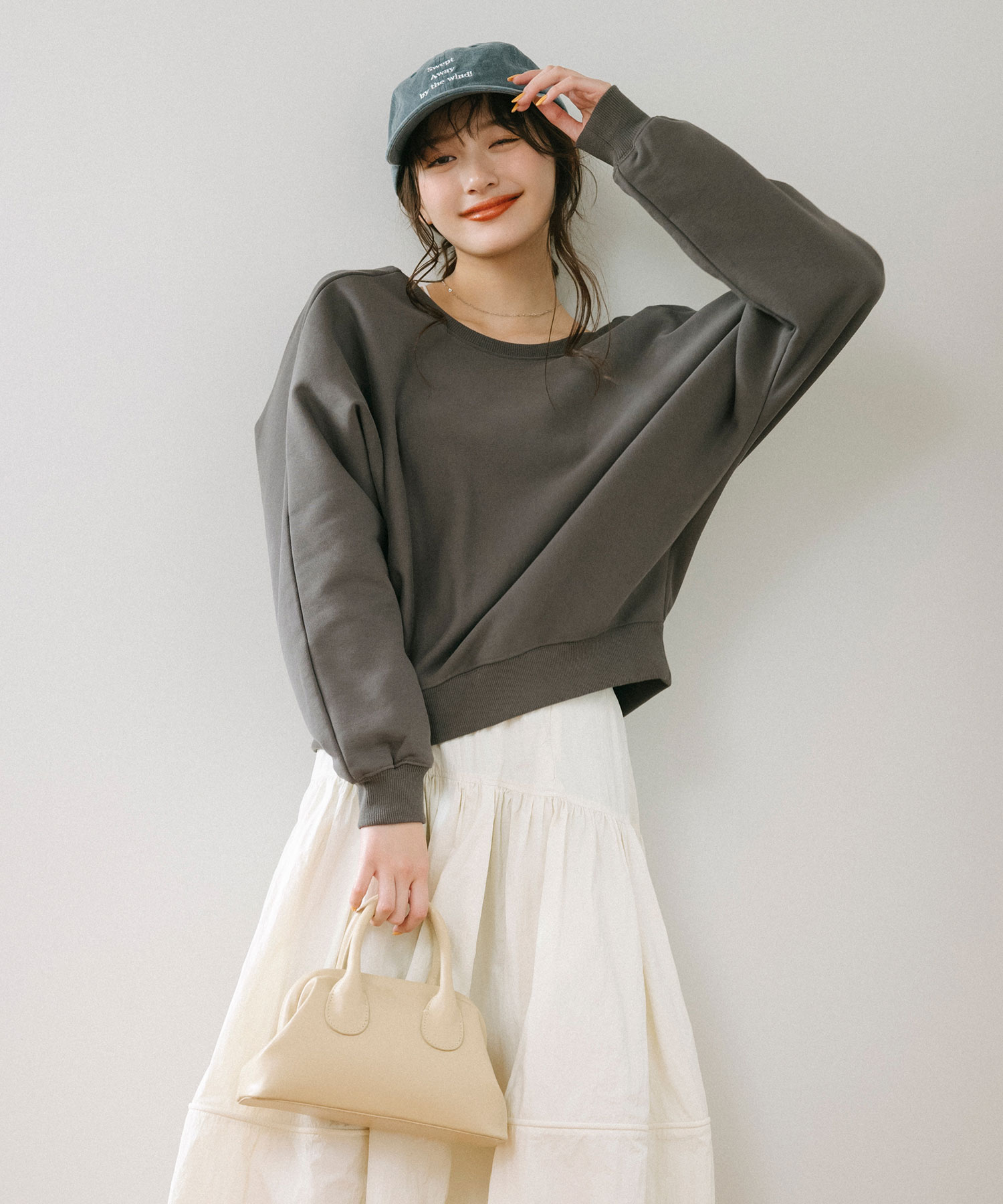 バックカシュクールスウェット｜PETAL ONLINE（ペタルオンライン）