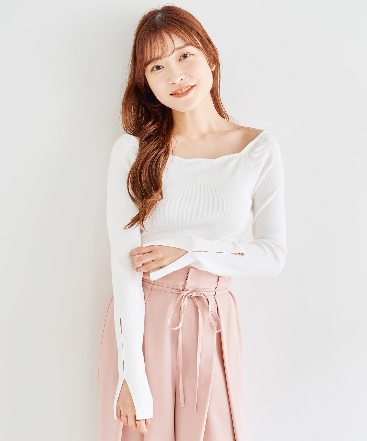 スカラップオフショルトップス｜PETAL ONLINE（ペタルオンライン）