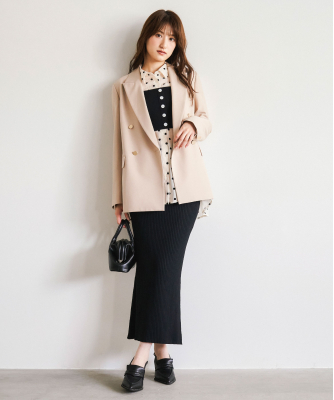 ニットビスチェオールインワン＊ココディール 中古・古着通販】COCODEAL (ココディール) ニットビスチェ