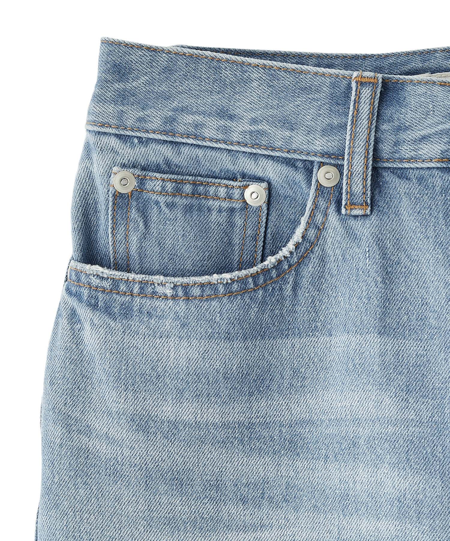 ココディール 新品タグ付 スリムストレートデニムパンツ 25ss
