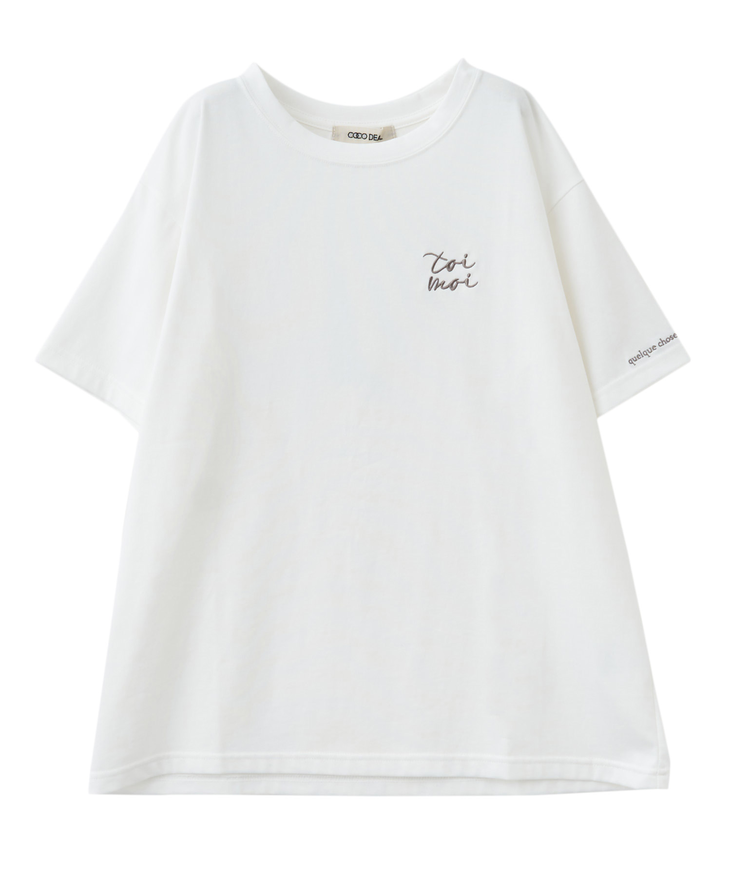 ワンポイント刺繍Tシャツ｜PETAL ONLINE（ペタルオンライン）