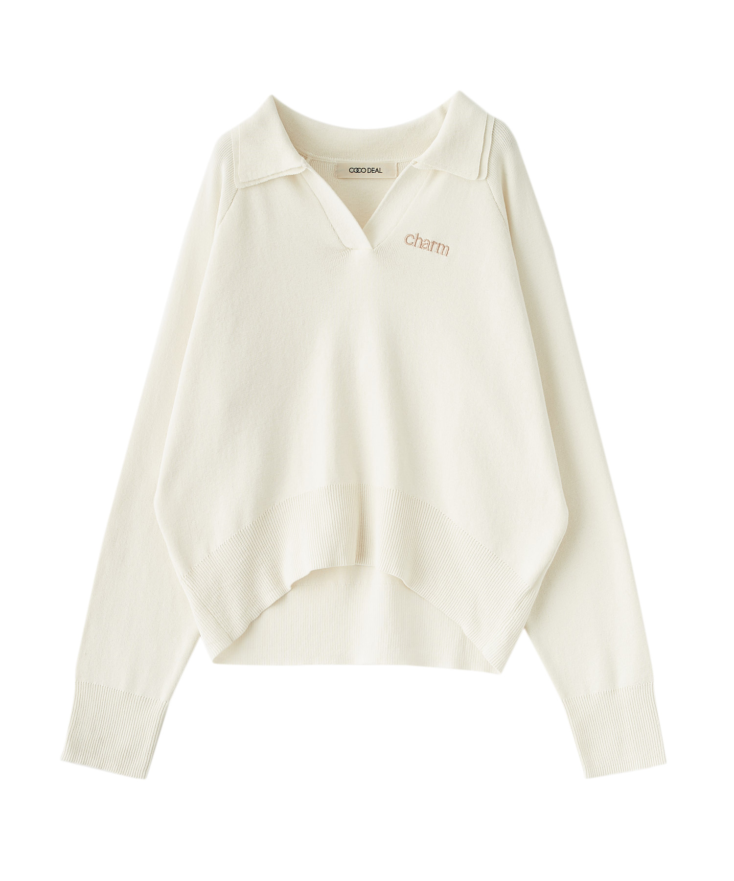 ココディール COCODEAL / Wカラースキッパーニットプルオーバー