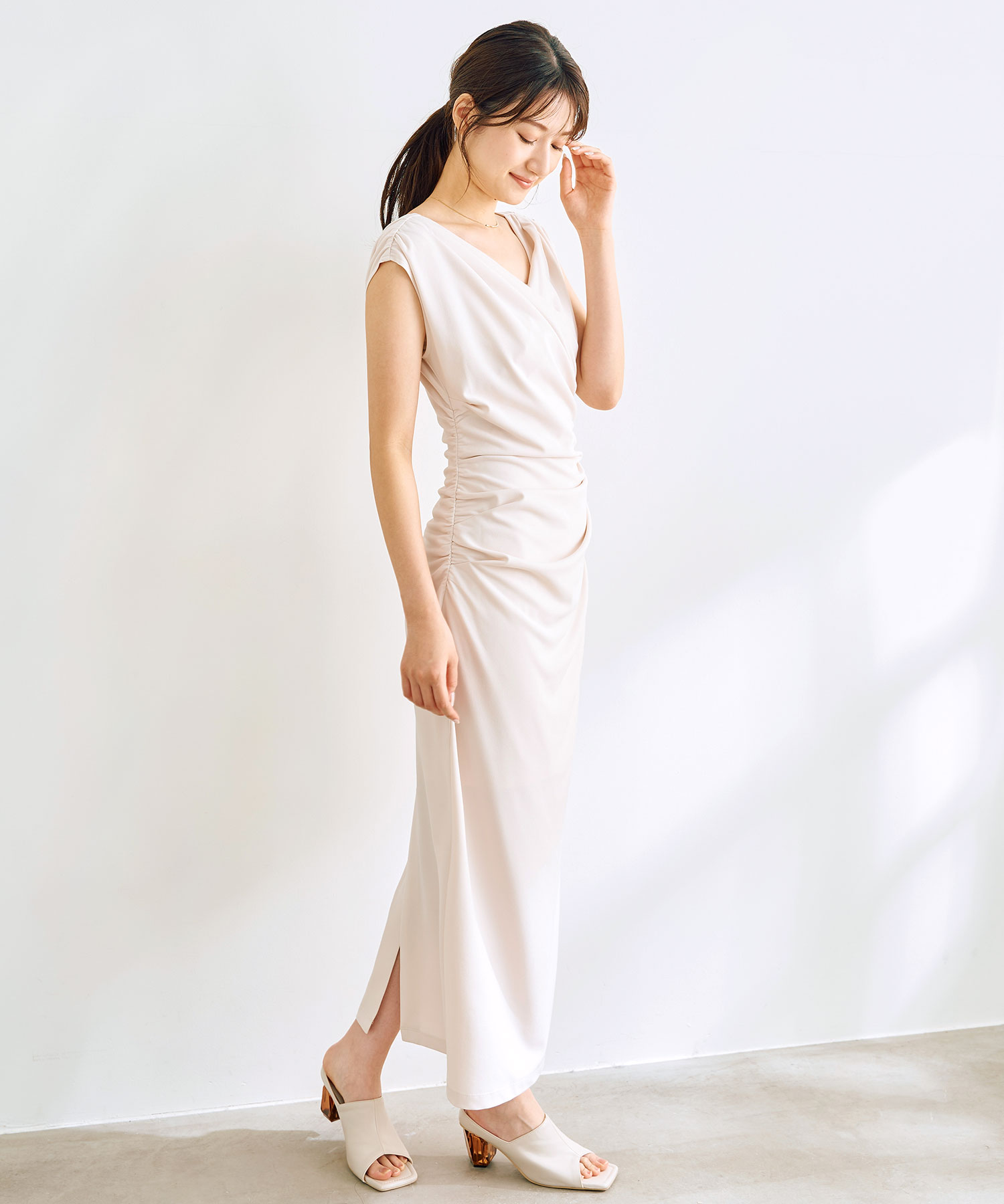 Coco Deal カシュクールカットワンピース カシュクールカットワンピース｜PETAL ONLINE（ペタルオンライン）