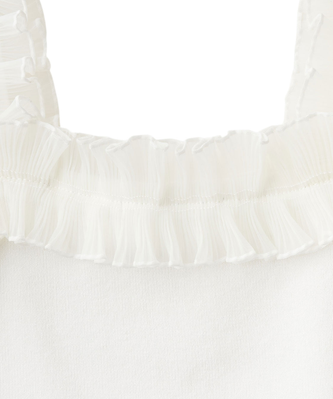 ココディール　COCODEAL フリルデザインニットタンクトップ フリルデザインニットタンクトップ｜PETAL ONLINE（ペタル