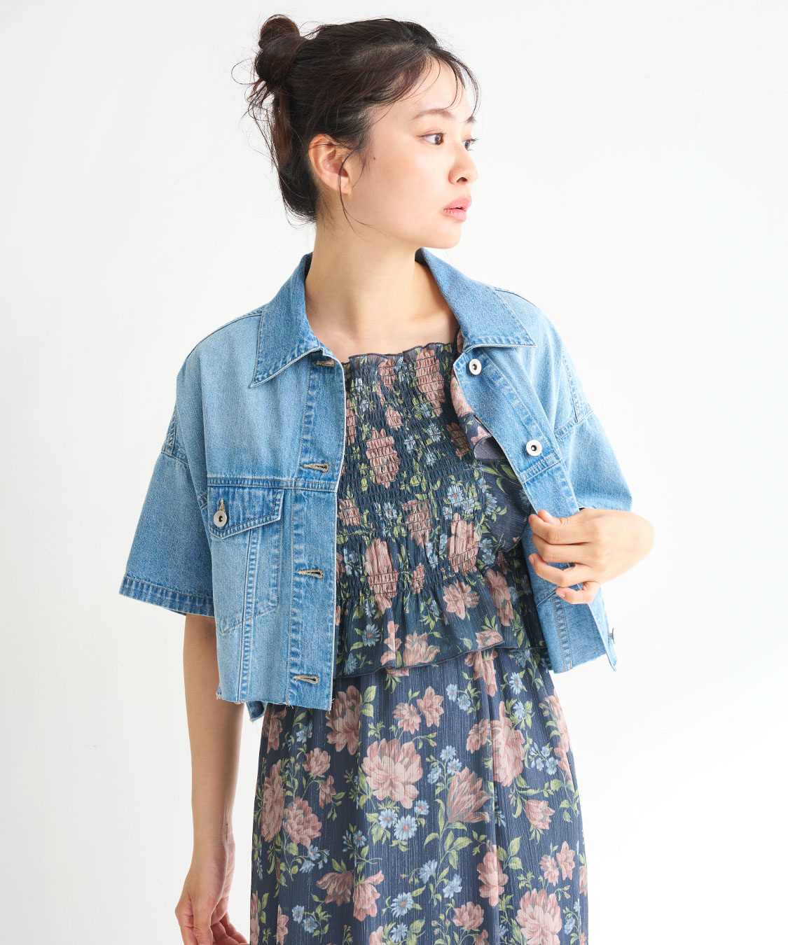 COCO DEAL◆25SS/ハーフスリーブGジャン/タグ付属/半袖シャツ/2/コットン/IDG/75514015 ハーフスリーブGジャン｜PETAL ONLINE（ペタルオンライン）