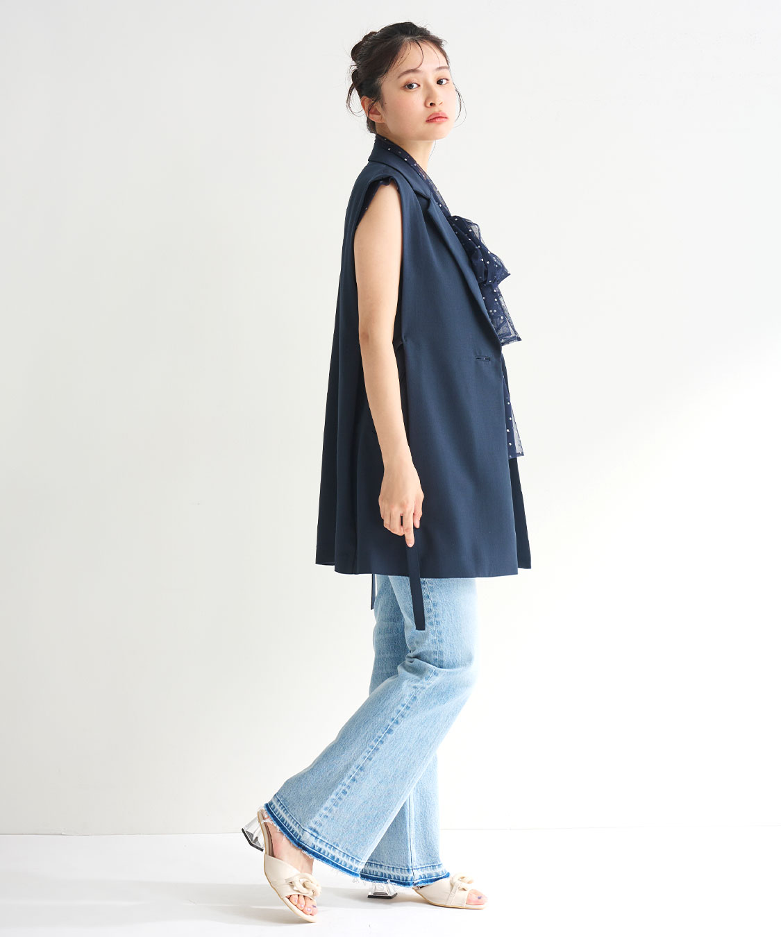 shunzitianze480様　Tiara ロングジレ　バックリボン shunzitianze480様 Tiara ロングジレ バックリボン - メルカリ