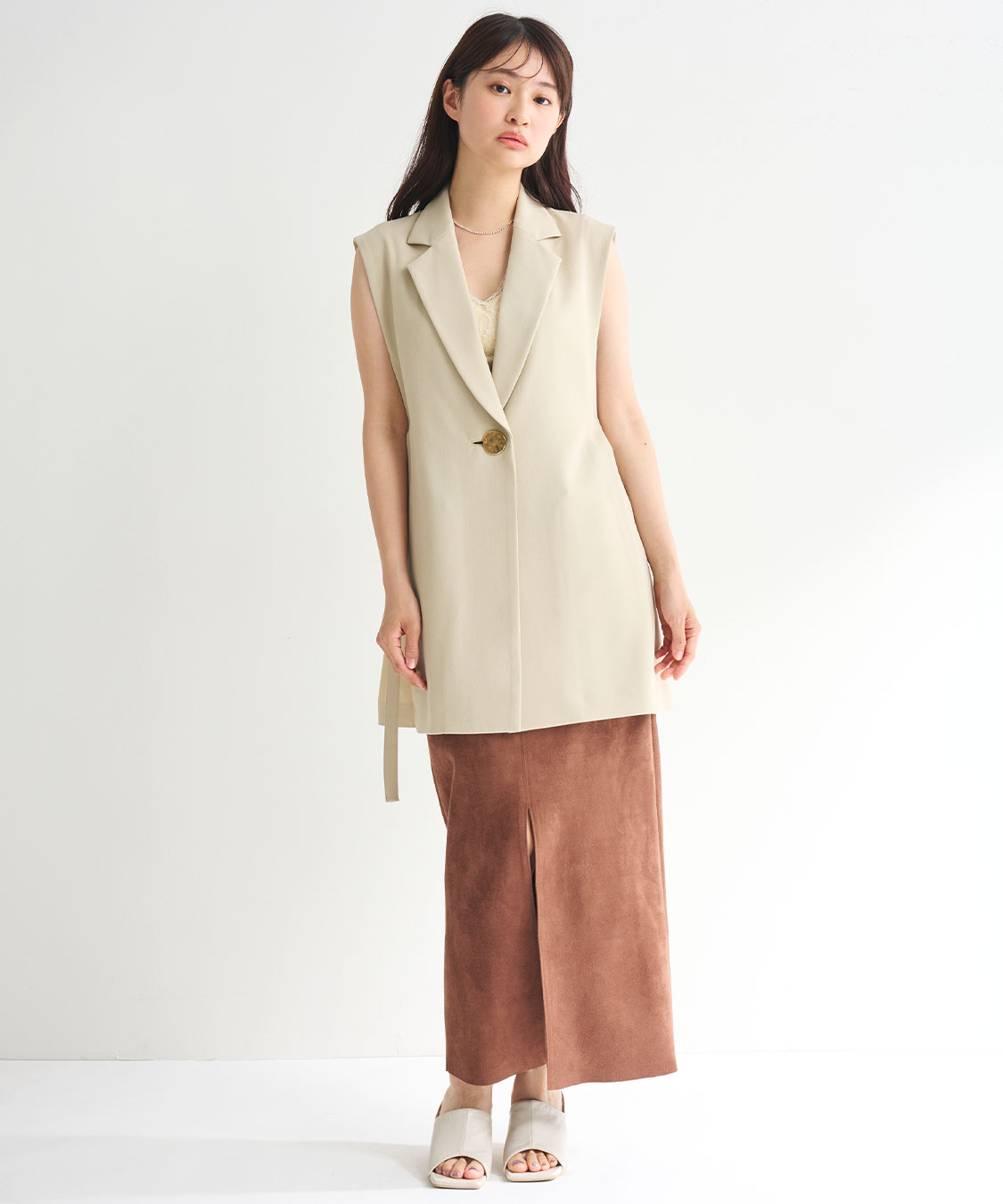 デザインボタンサイドリボンジレ｜PETAL ONLINE（ペタルオンライン）