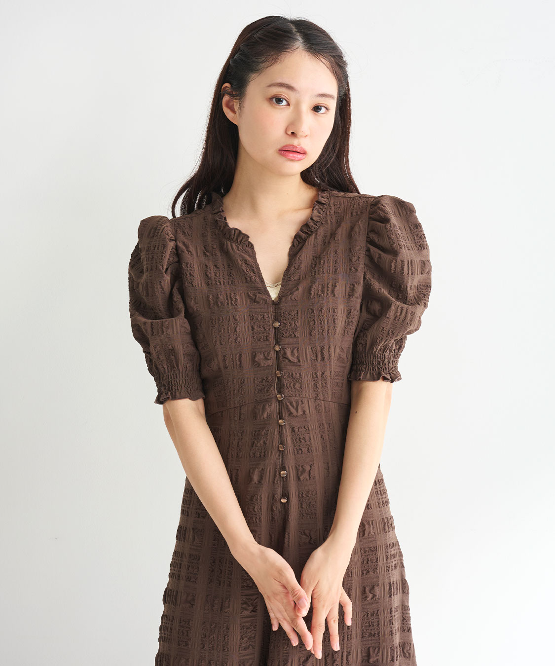 バックシャンチェックワンピース｜PETAL ONLINE（ペタルオンライン）