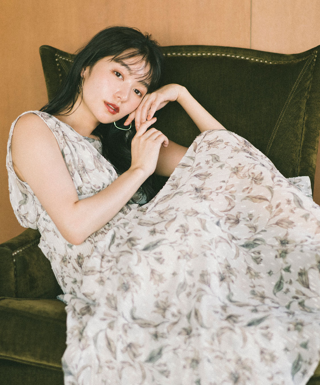 styling/｜フラワープリントワンピース