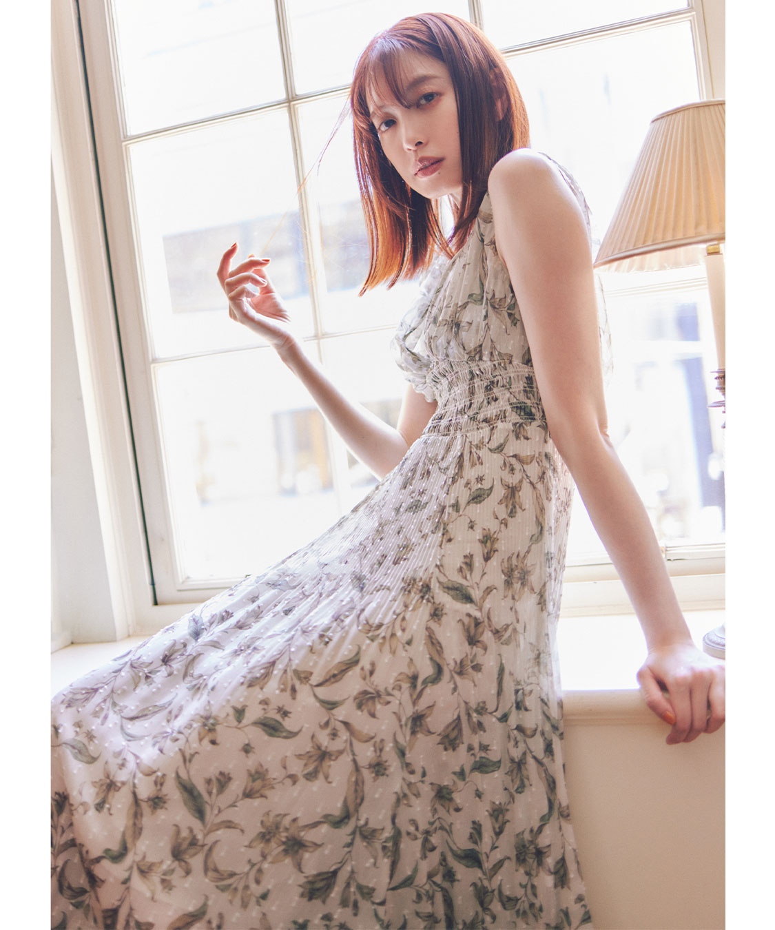 styling/｜フラワープリントワンピース