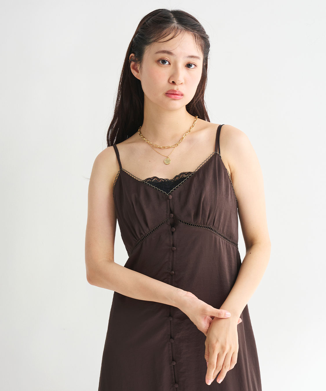 キャピタル KIRO HIRATA レースギャザーワンピース Spick & Span｜《WEB限定追加2》HYUレースギャザーワンピース