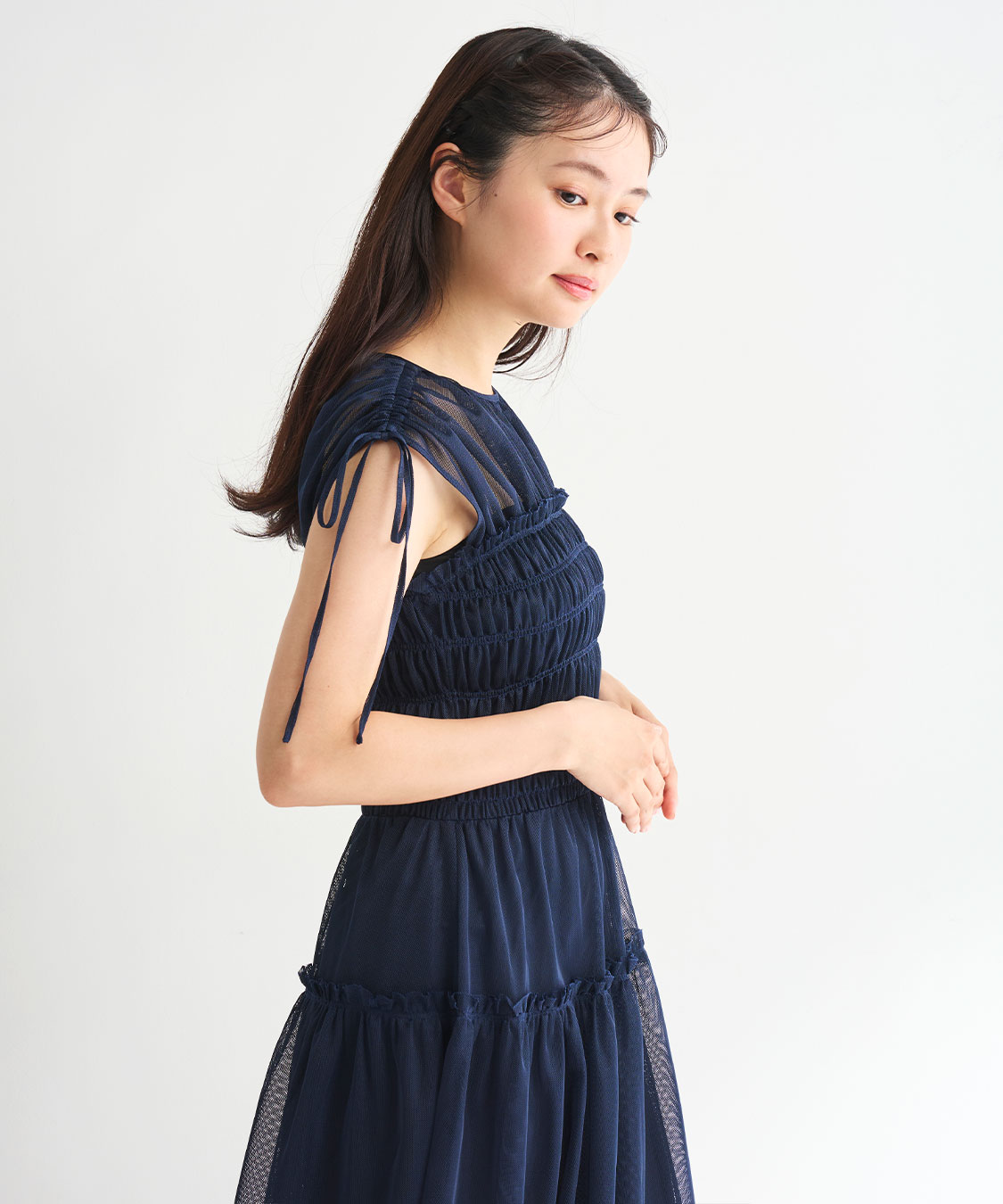 メッシュシャーリングワンピース｜PETAL ONLINE（ペタルオンライン）