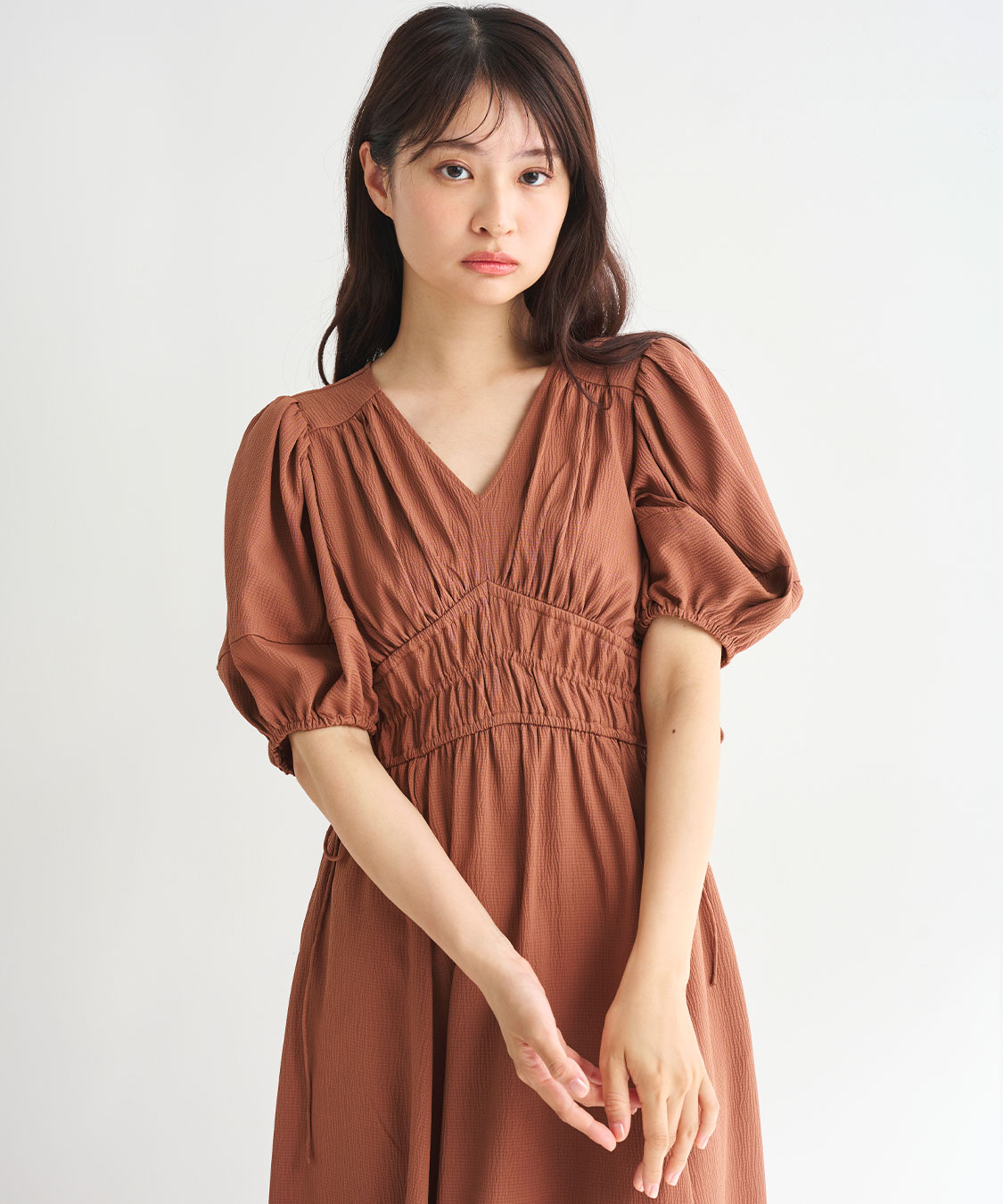 COCO DEAL ギャザードロストティアードワンピース ココディール 【SOLD OUT】＼SALE30%OFF／COCODEAL ギャザード