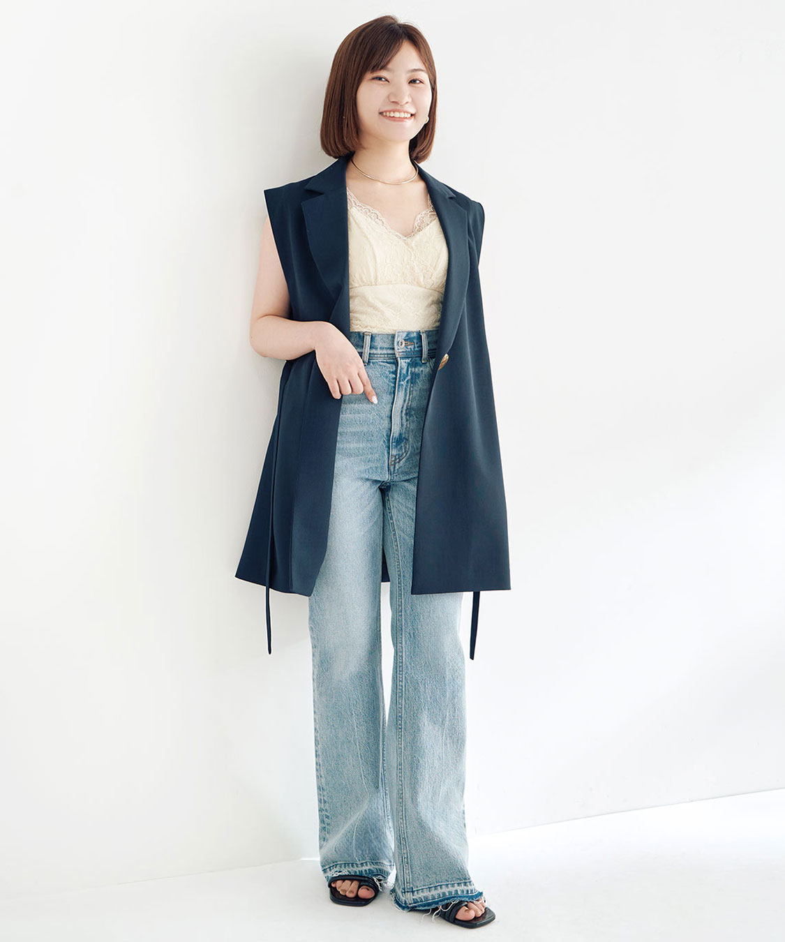 【一度着用】COCO DEALL デニムフレアパンツ デニムフレアパンツ｜PETAL ONLINE（ペタルオンライン）