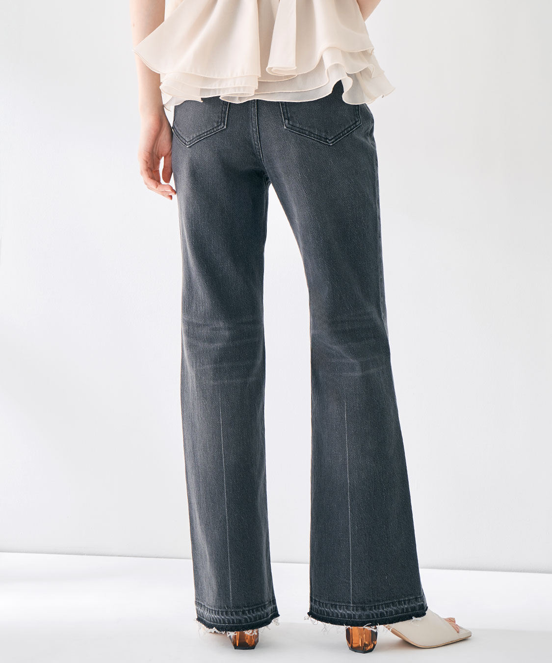 デニムフレアパンツ｜PETAL ONLINE（ペタルオンライン）