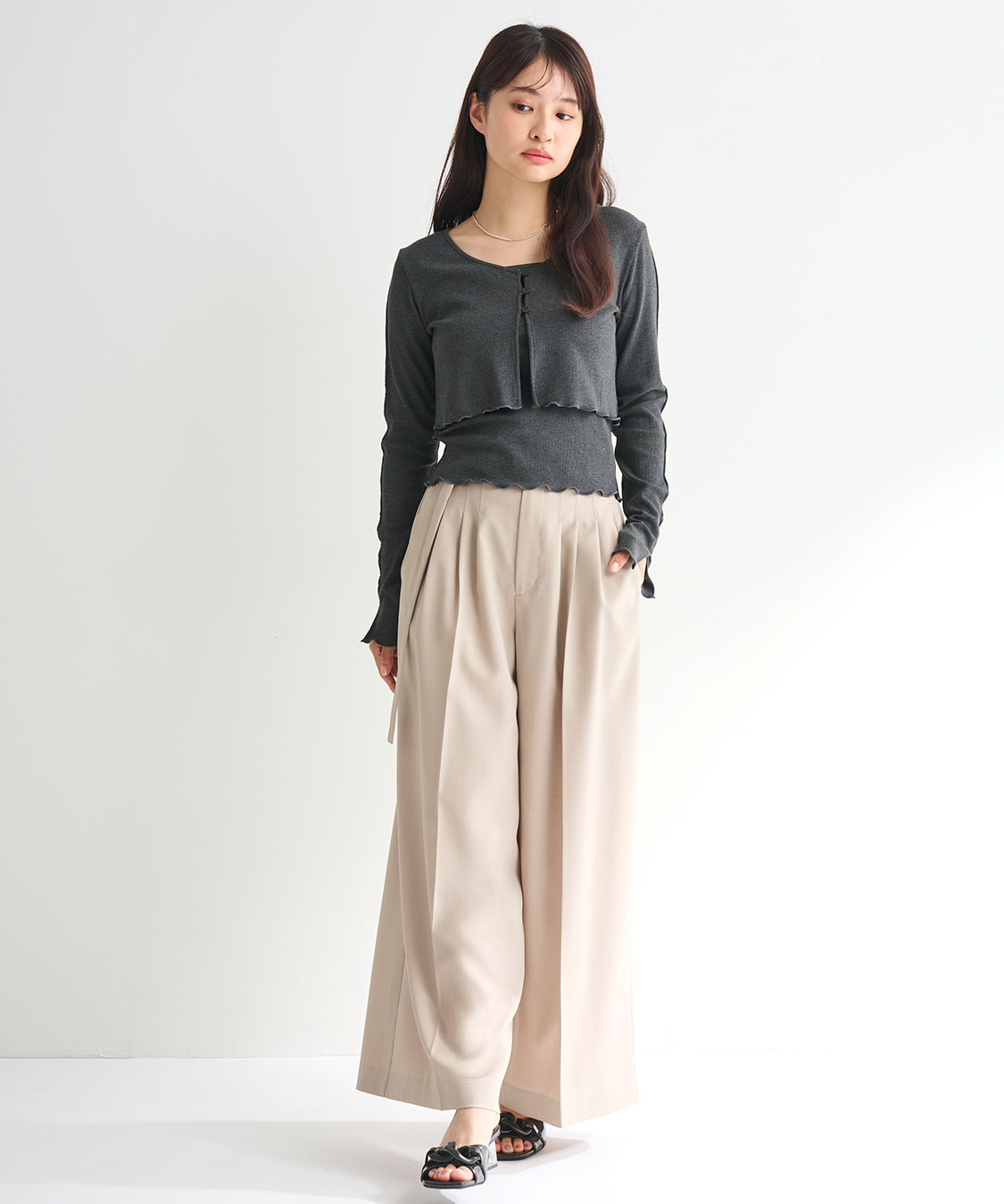 Y's ワイズ バルーン タッグパンツ カーキー 中古・古着通販】Y's (ワイズ) BORN PRODUCT COTTON TWILL BACK