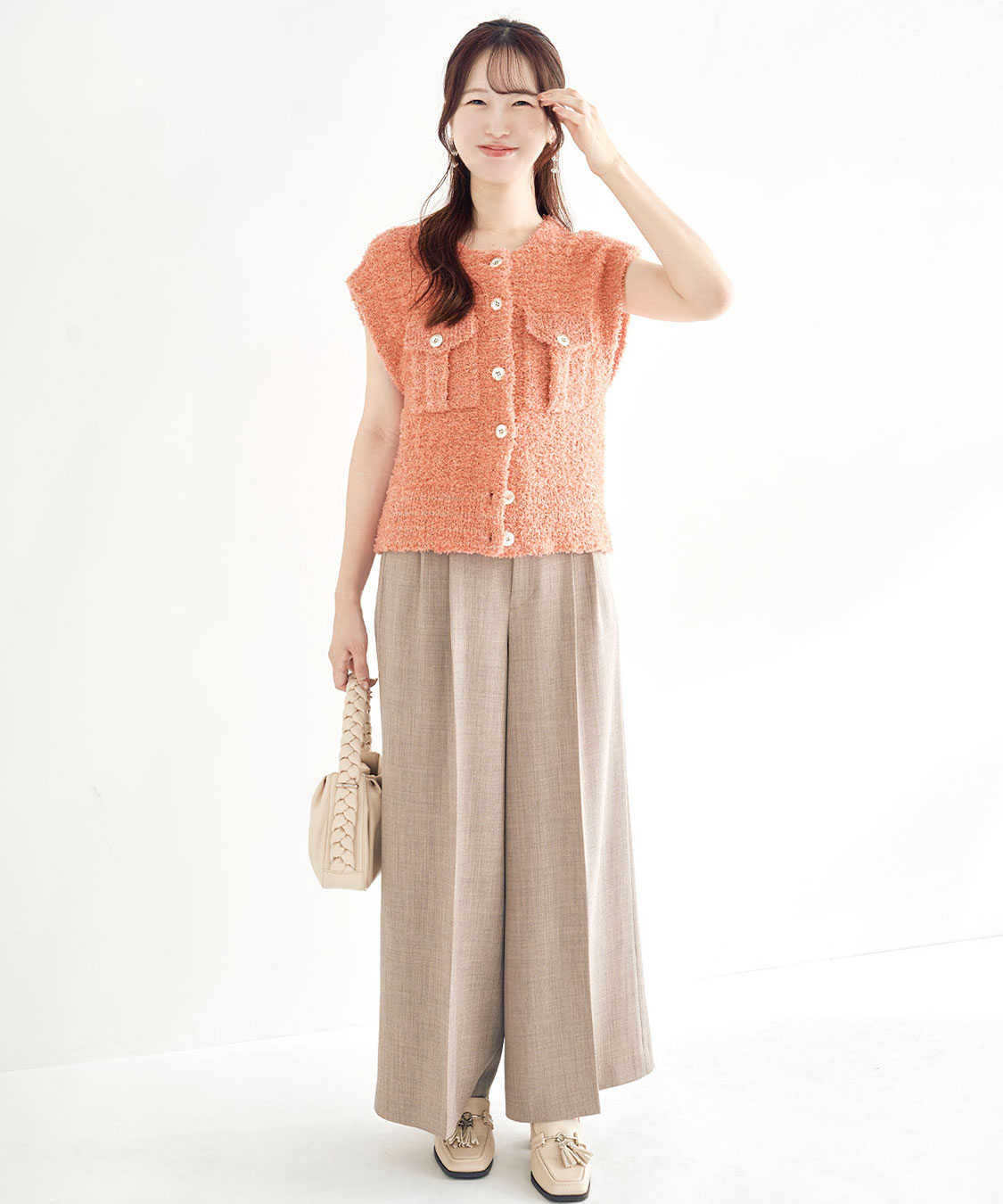 タックワイドパンツ｜PETAL ONLINE（ペタルオンライン）