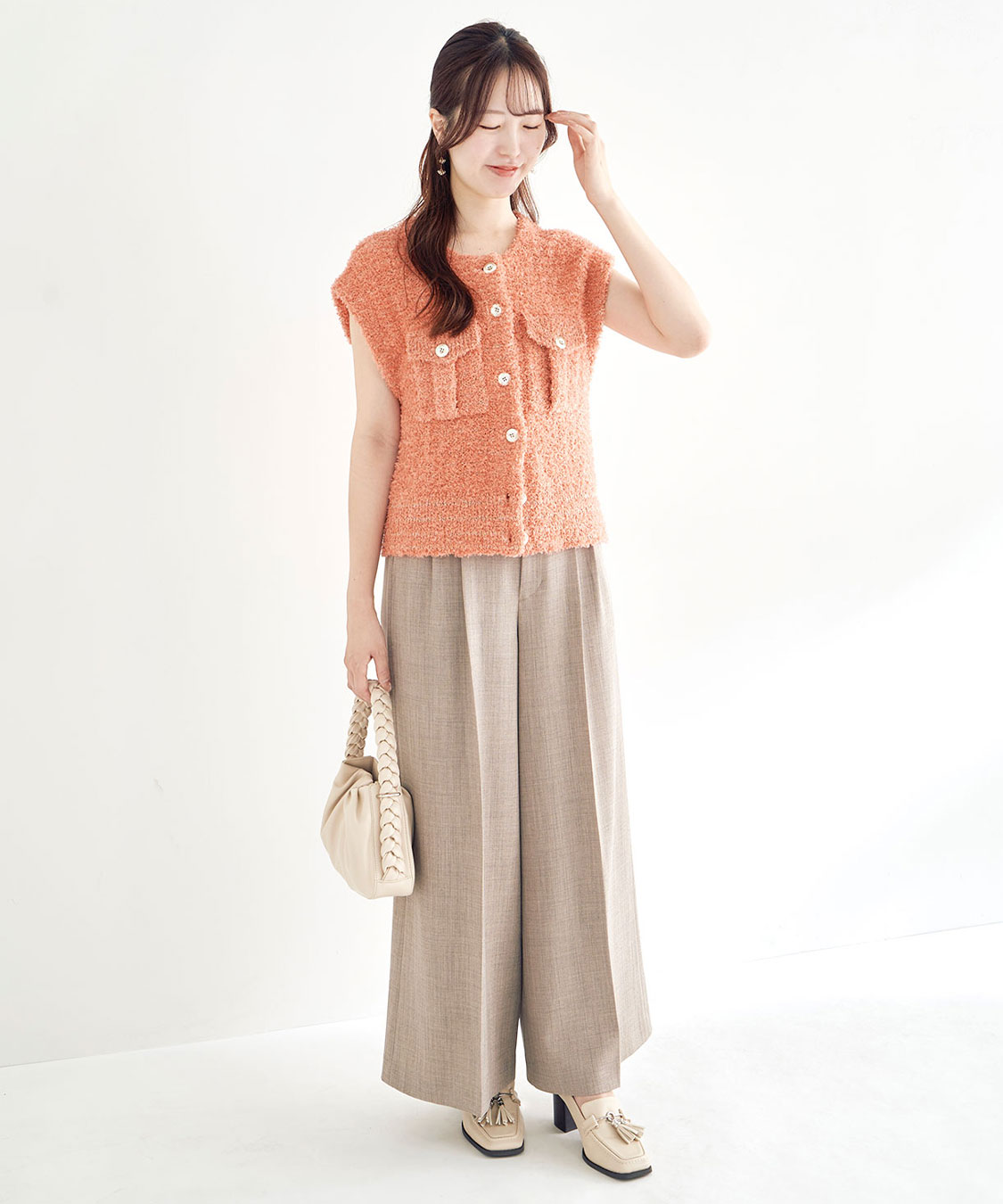 タックワイドパンツ｜PETAL ONLINE（ペタルオンライン）