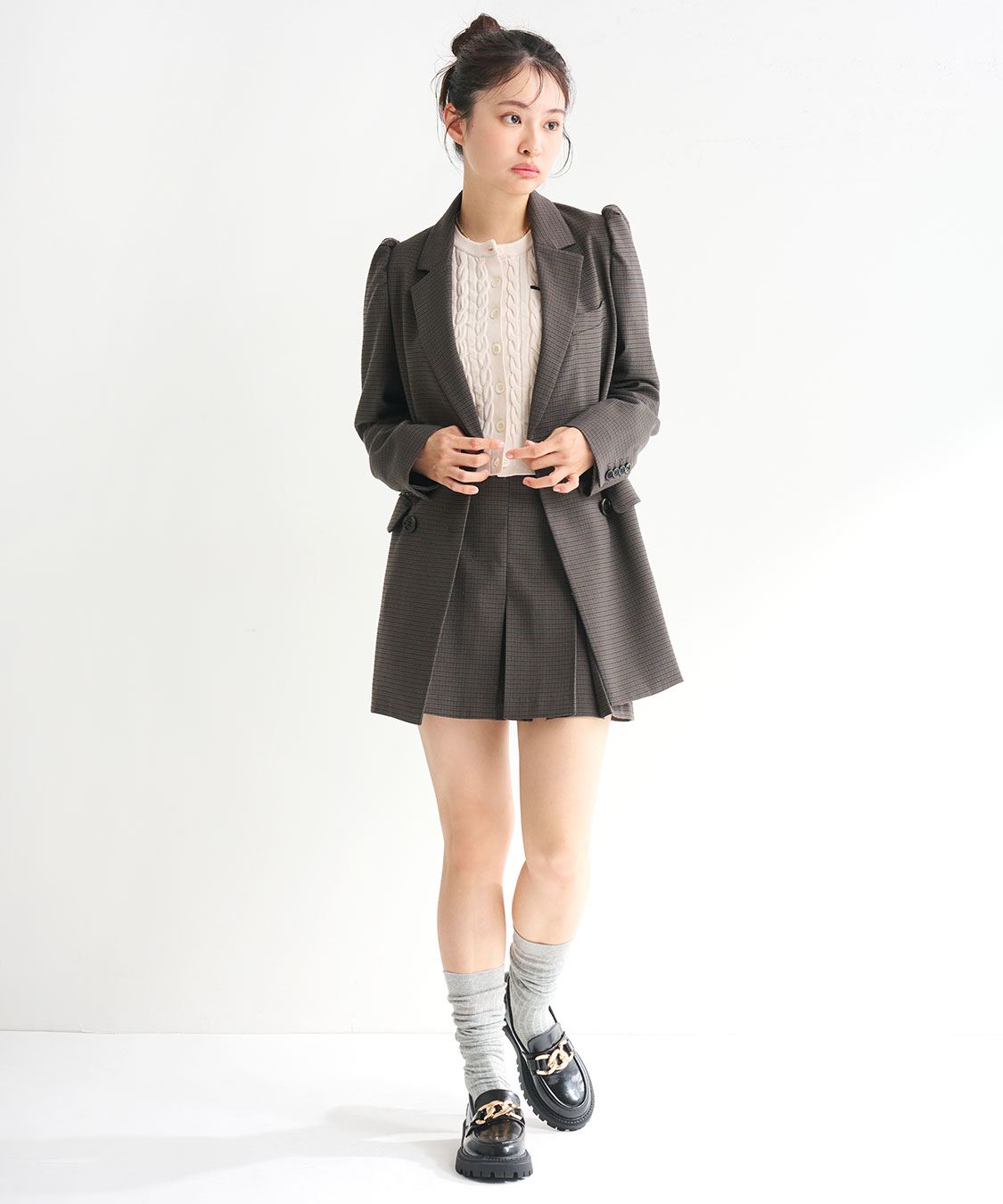 PATOU サイドボタンキュロットパンツ e004021b3701f553a4cdab558076e8