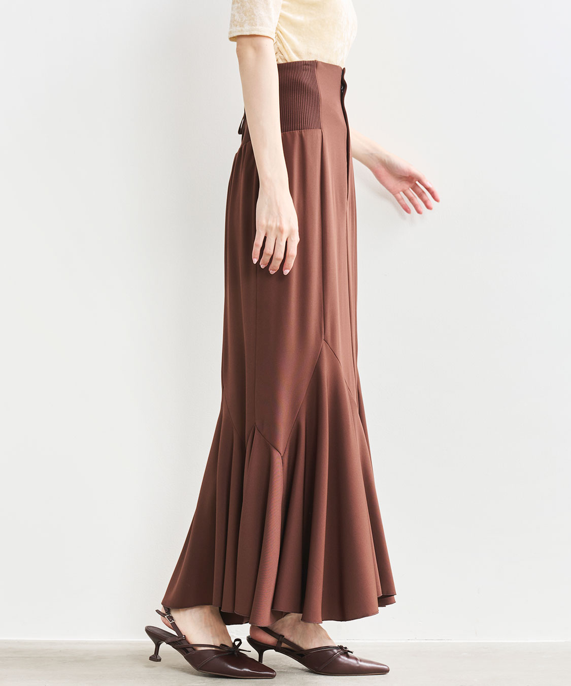 コルセットリブフィッシュテールマーメイドスカート|PETAL コルセットリブフィッシュテールマーメイドスカート|PETAL