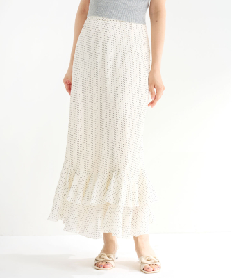 robedechambre COMMEdesGARÇONSフリルドット スカート robedechambre