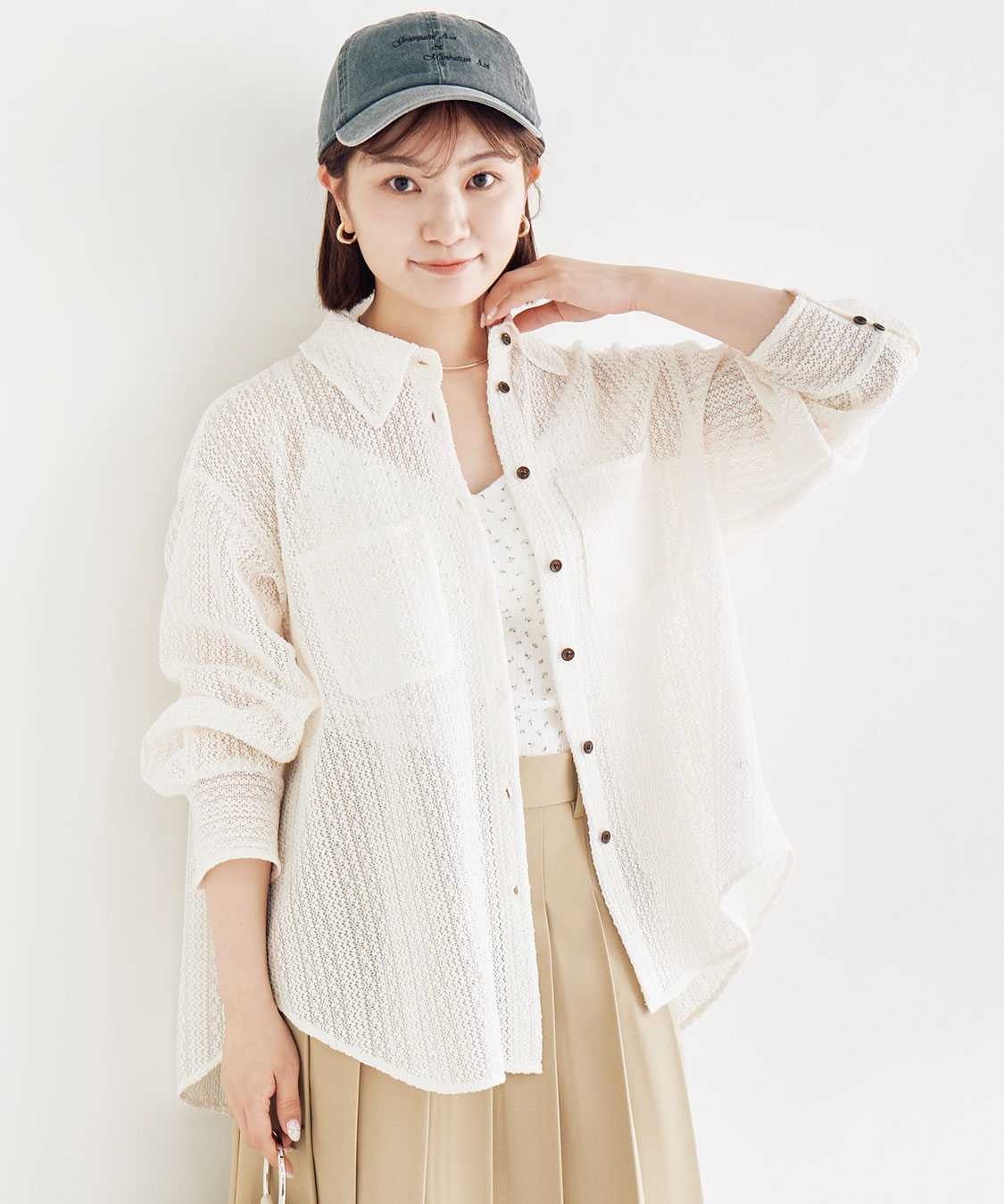 COCODEAL レースシャツブラウス 75518086 レースシャツブラウス｜PETAL ONLINE（ペタルオンライン）