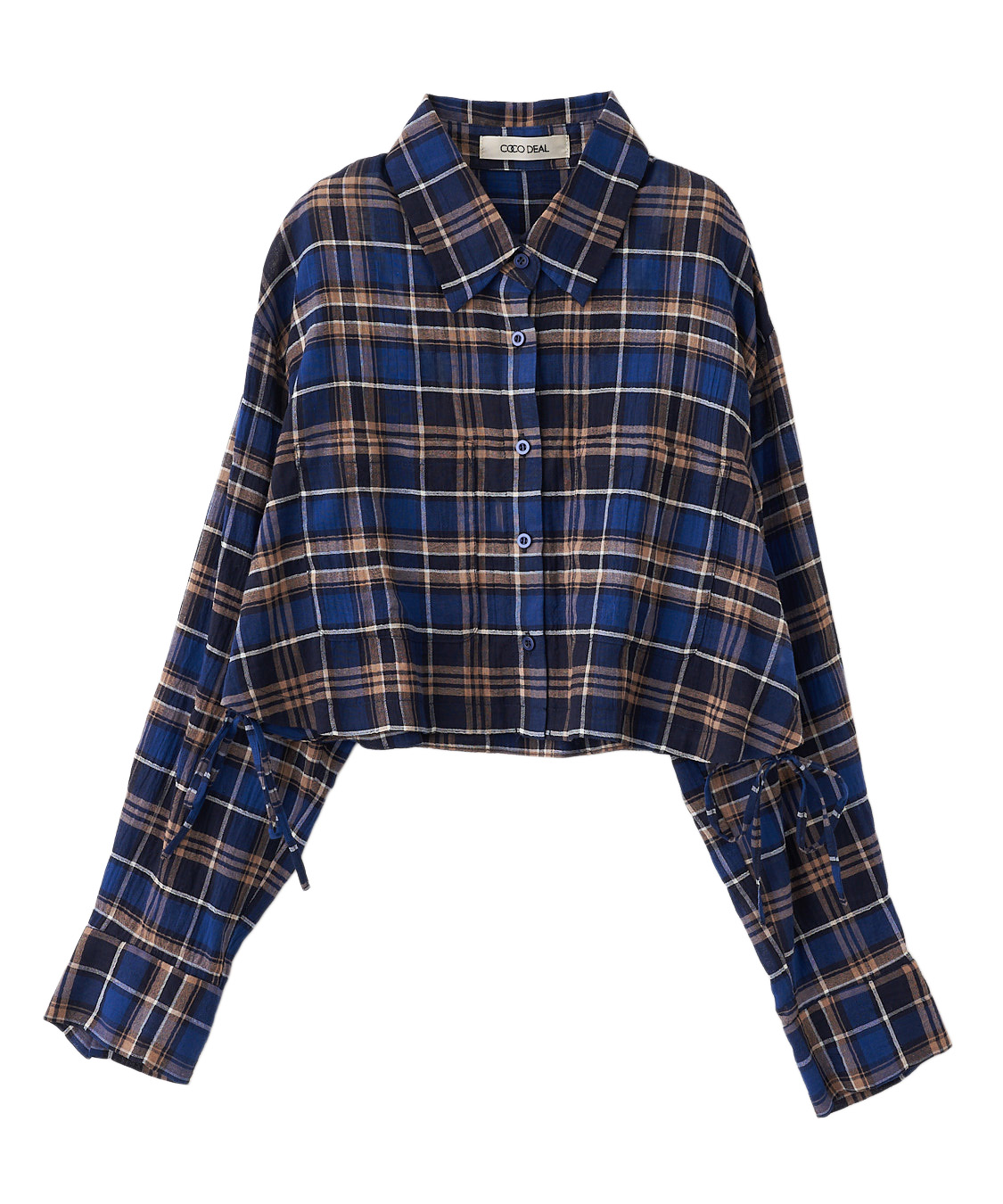 サイドリボンクロップドシャツ｜PETAL ONLINE（ペタルオンライン）