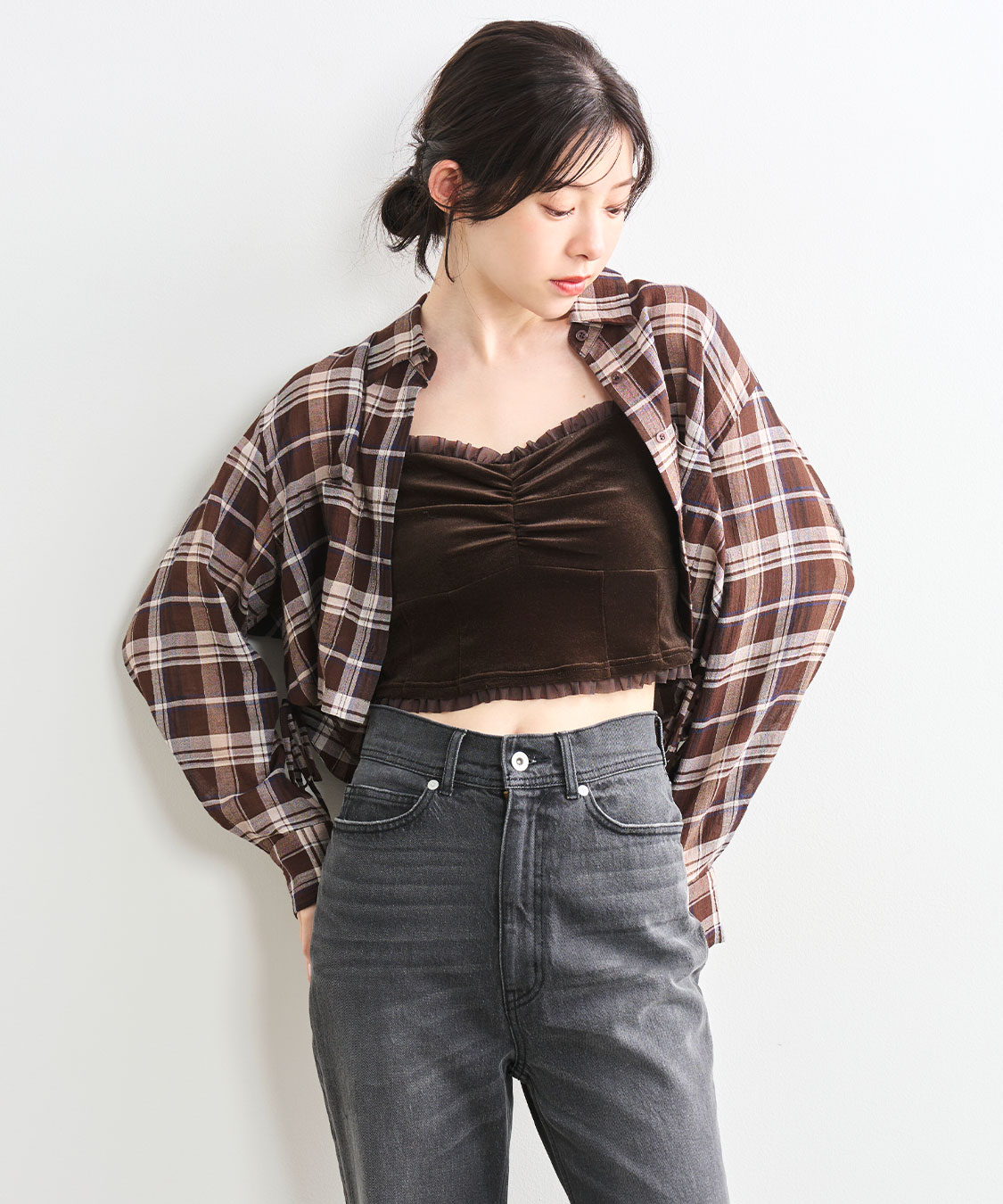 日本未発売　オリンピアコラボ　Freedomクロップドシャツ Mサイズ Freedomオリンピアコラボクロップドシャツ Mサイズ