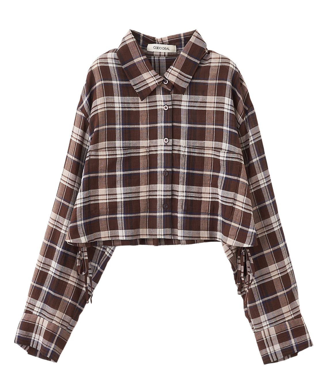 かおリンページ サイドリボンクロップドシャツ｜PETAL ONLINE（ペタルオンライン）