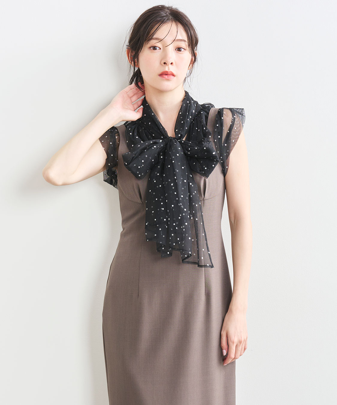 予約商品/COCODEAL ココディール ドットチュールリボンブラウス 75518148 8月中〜9月中入荷予定  25FW 2025秋冬 キャンセル返品不可 ドットチュールリボンブラウス｜PETAL ONLINE（ペタルオンライン）
