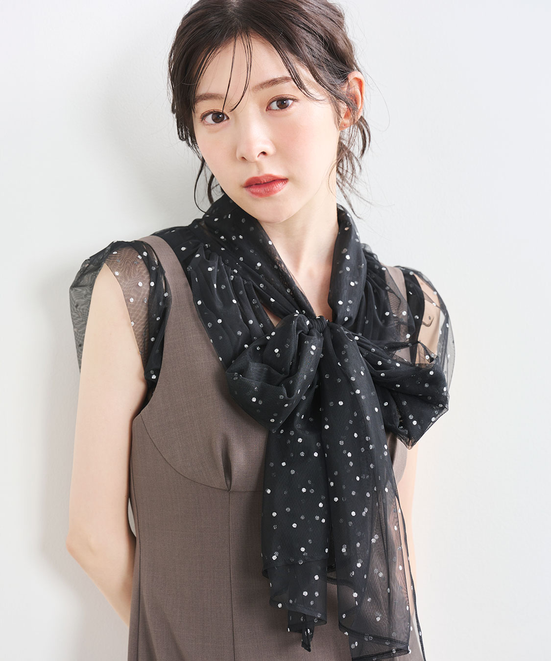 予約商品/COCODEAL ココディール ドットチュールリボンブラウス 75518148 8月中〜9月中入荷予定  25FW 2025秋冬 キャンセル返品不可 ドットチュールリボンブラウス｜PETAL ONLINE（ペタルオンライン）