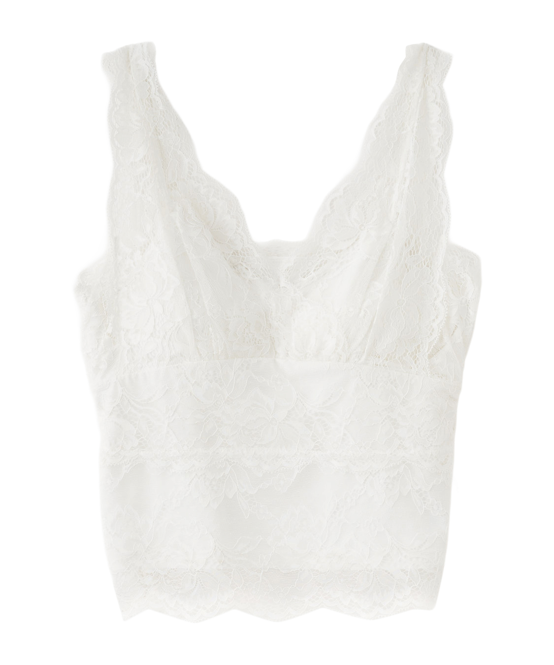 カップ付きVネックレースインナー｜PETAL ONLINE（ペタルオンライン）