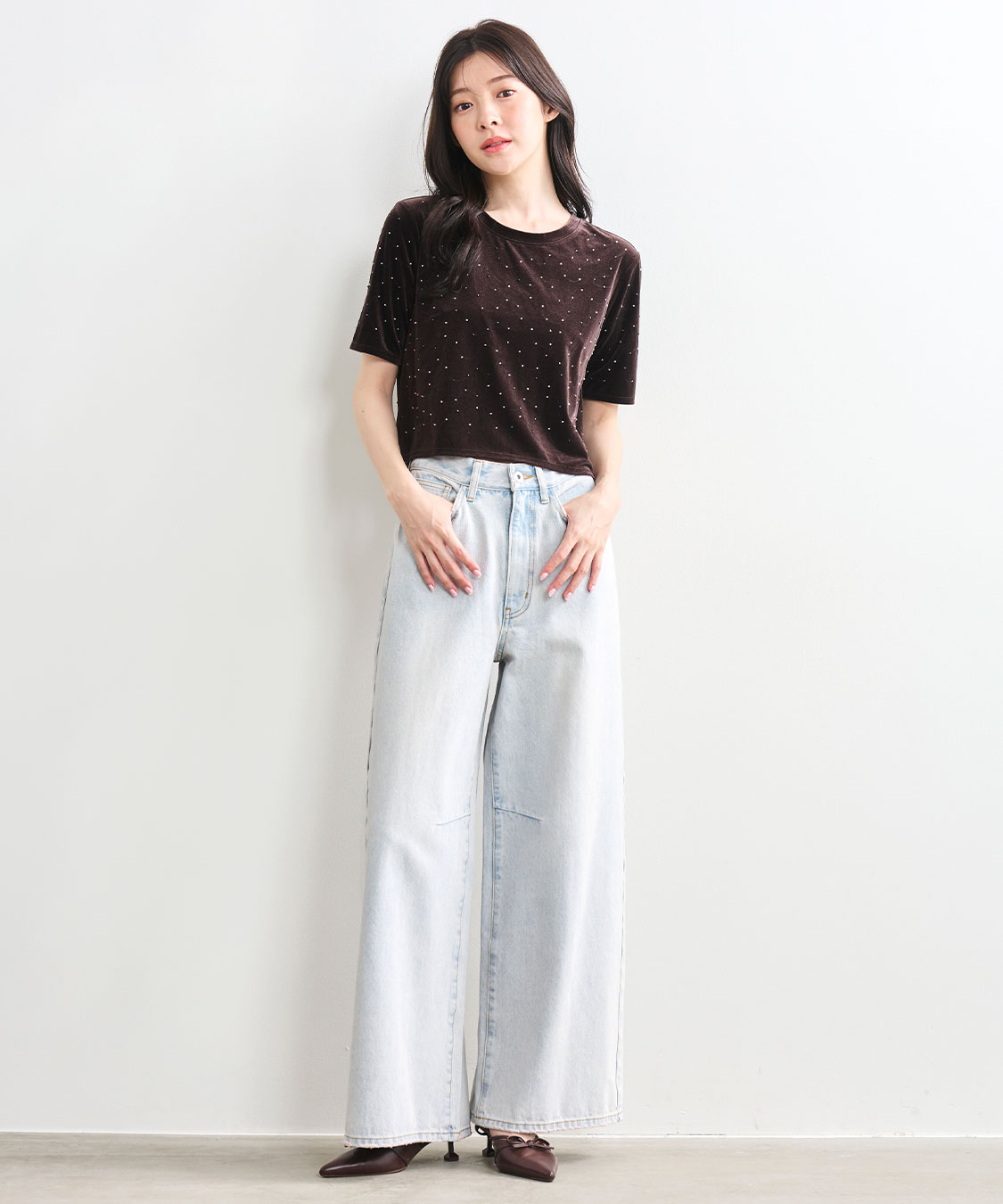 セール価格‼️新品‼️L'OCCITANEIMMORTELLEEXPERT DUO ビーズ刺繍ベロアTシャツ｜PETAL ONLINE（ペタルオンライン）