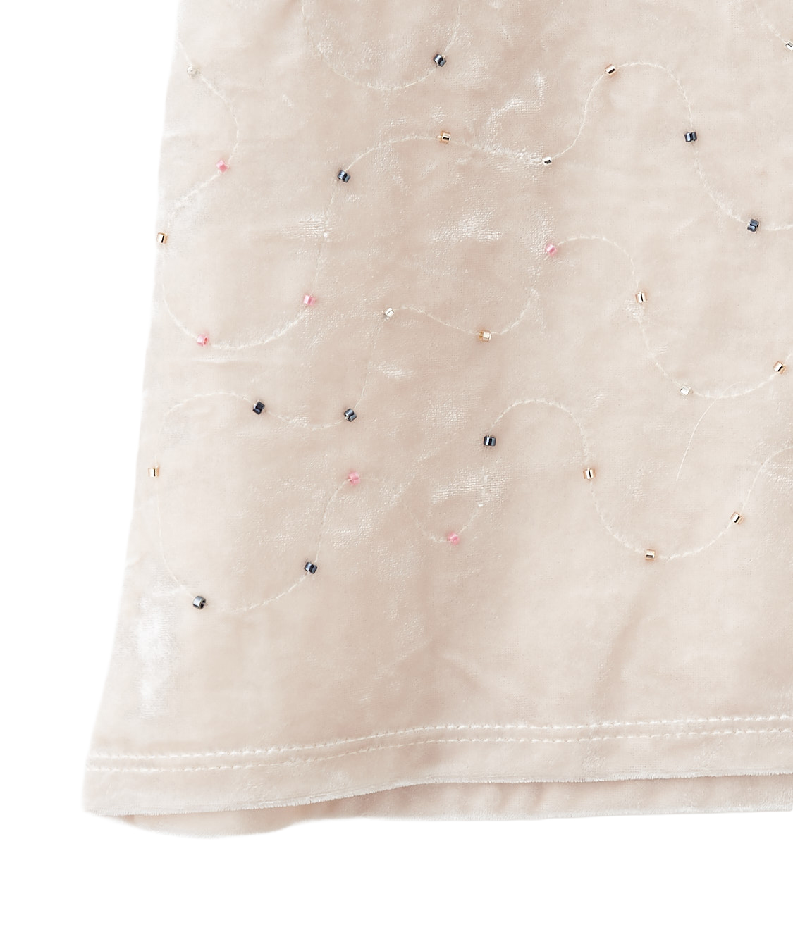 ビーズ刺繍ベロアTシャツ｜PETAL ONLINE（ペタルオンライン）