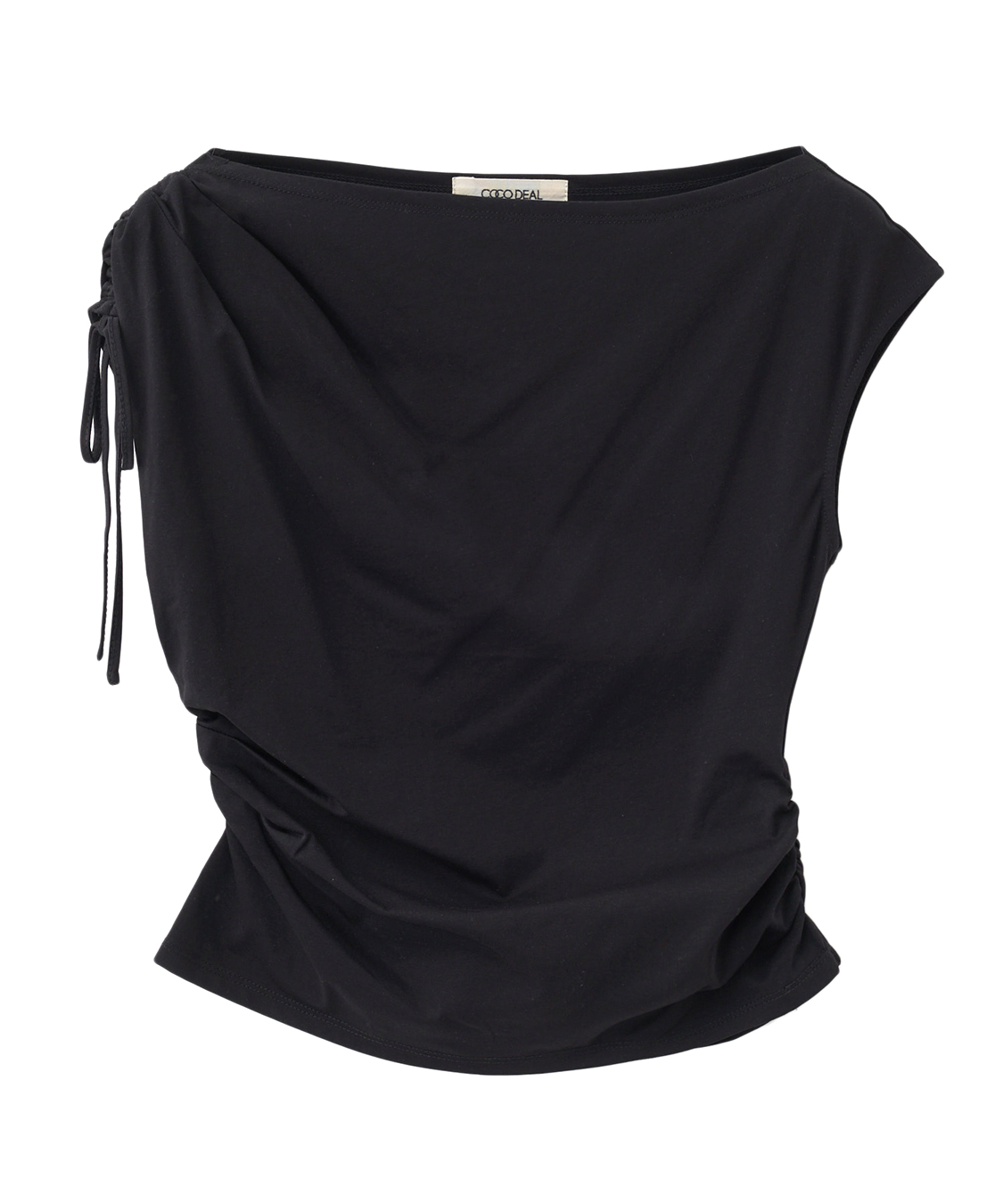 AMBIDEX Store ○PREMIUM天竺 PEPLUM プルオーバー(F BLACK