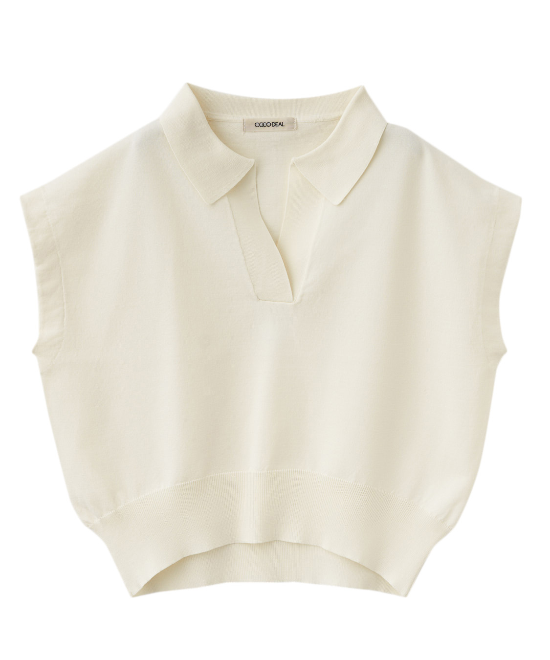 【ファッション好きが選ぶ人気ブランドランキング】 スキッパーポロ衿フレンチスリーブニット｜PETAL ONLINE（ペタル トップス