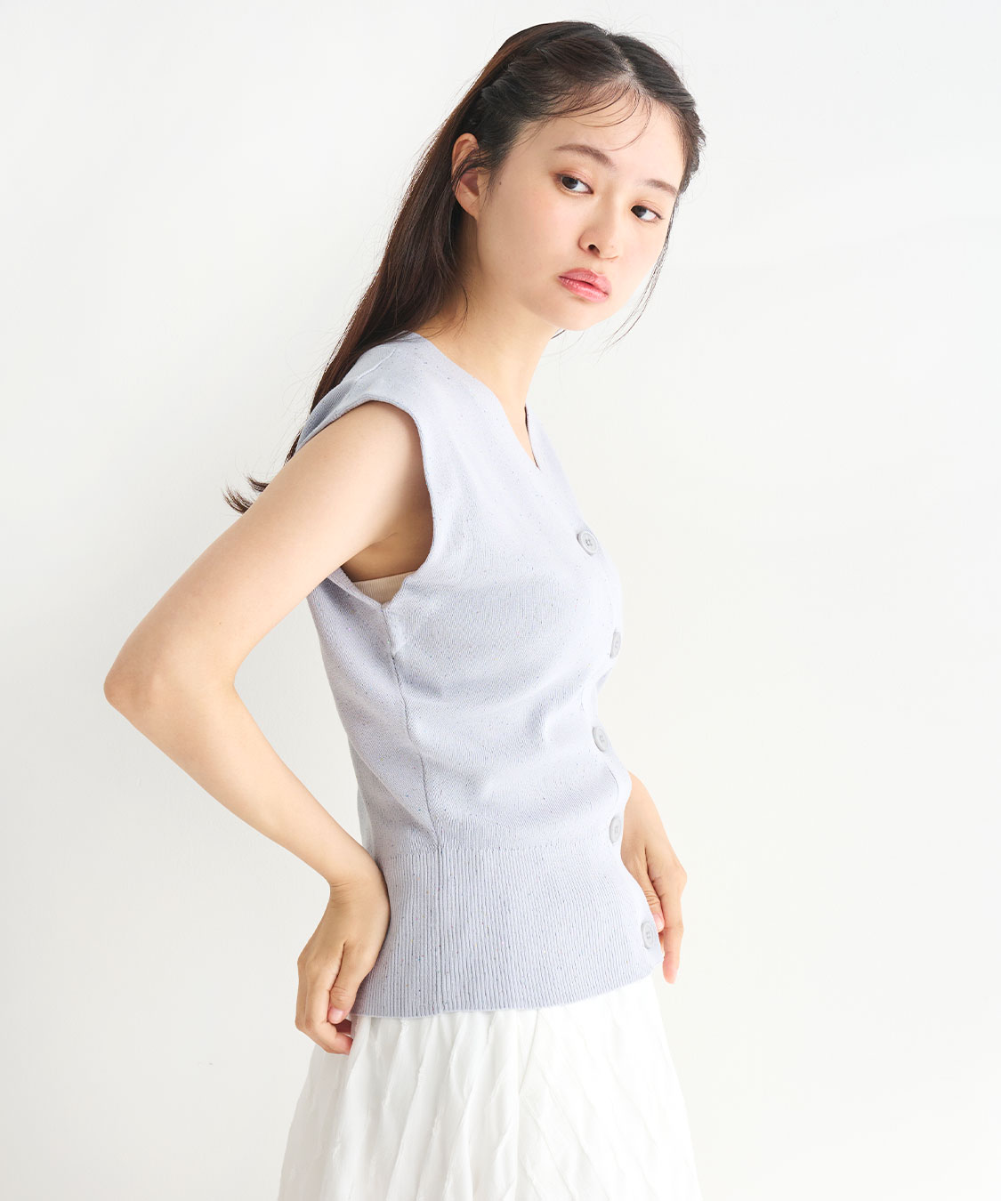 COCODEAL スパンコールニットベスト　75531056 スパンコールニットベスト｜PETAL ONLINE（ペタルオンライン）