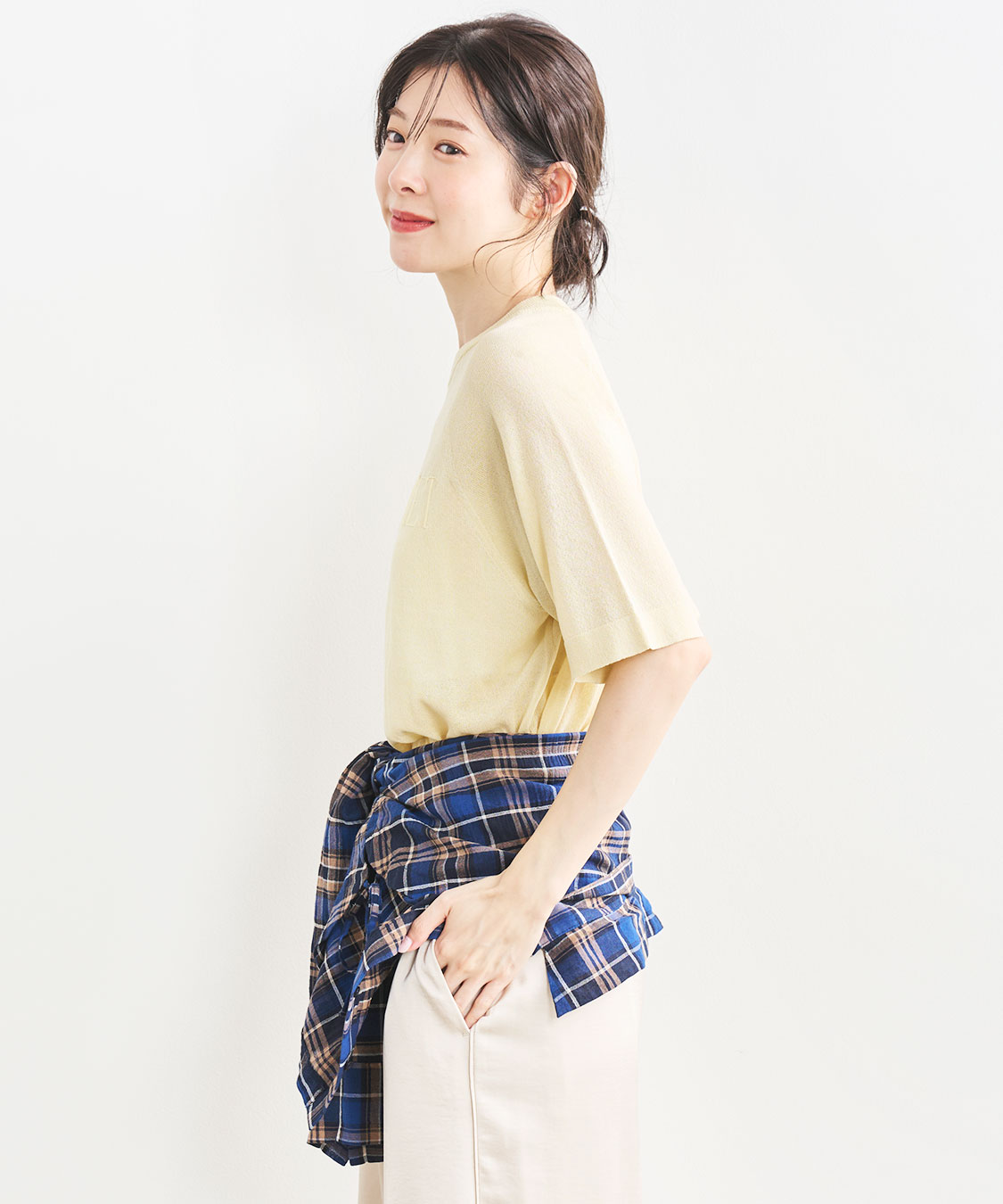 シアーロゴ刺繍ニット｜PETAL ONLINE（ペタルオンライン）