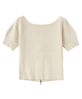 ダブルジップオフショルニット｜PETAL ONLINE（ペタルオンライン）