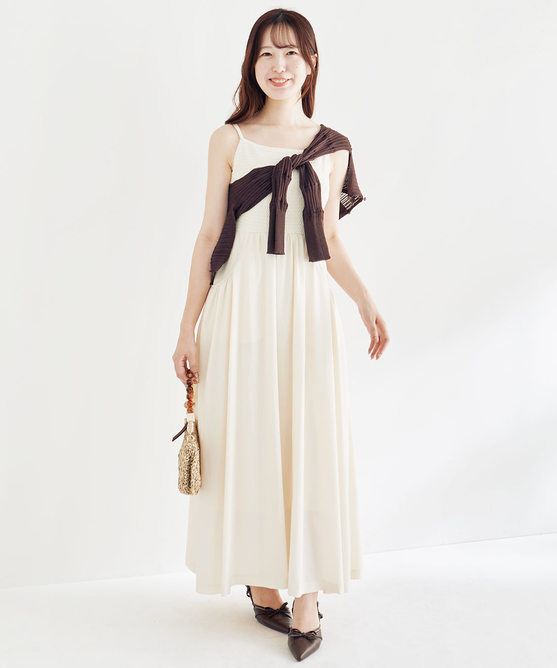 シアー柄編みニットカーディガン｜PETAL ONLINE（ペタルオンライン）