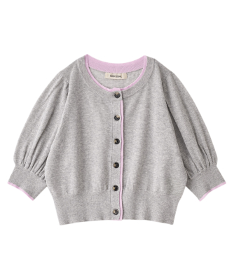 シアーバイカラーニットカーディガン｜PETAL ONLINE（ペタル