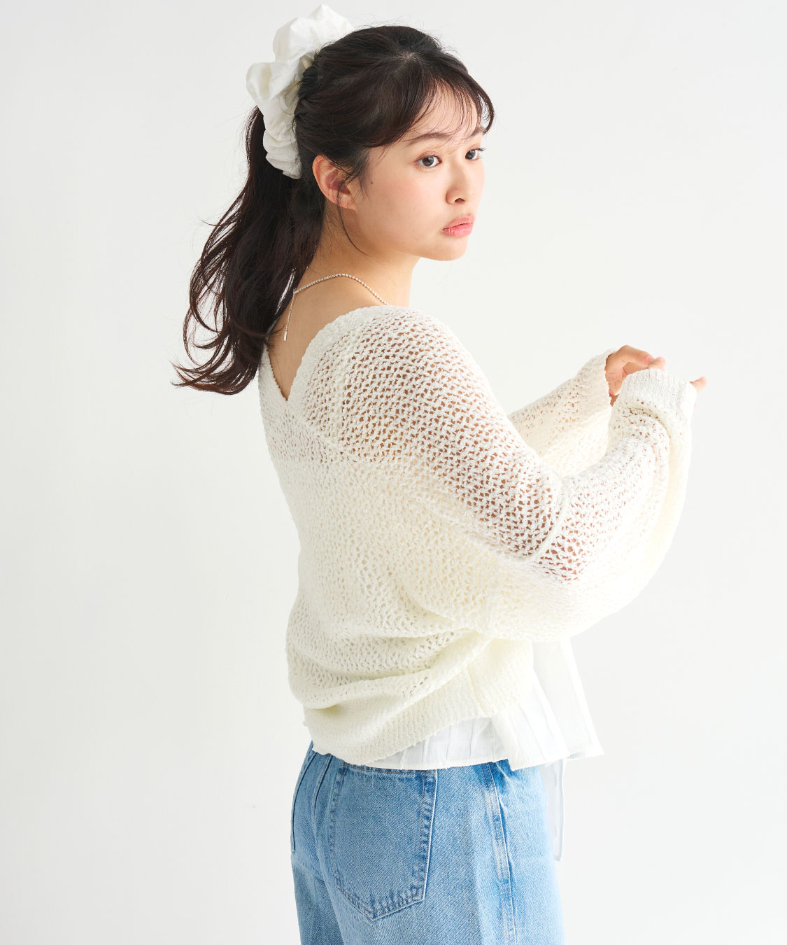 ✨新品未使用か✨CABaN ノースリーブニット ブラウン・アイボリー CABaN アメスリ×短め丈が今年っぽい！ニットタンク【エディター