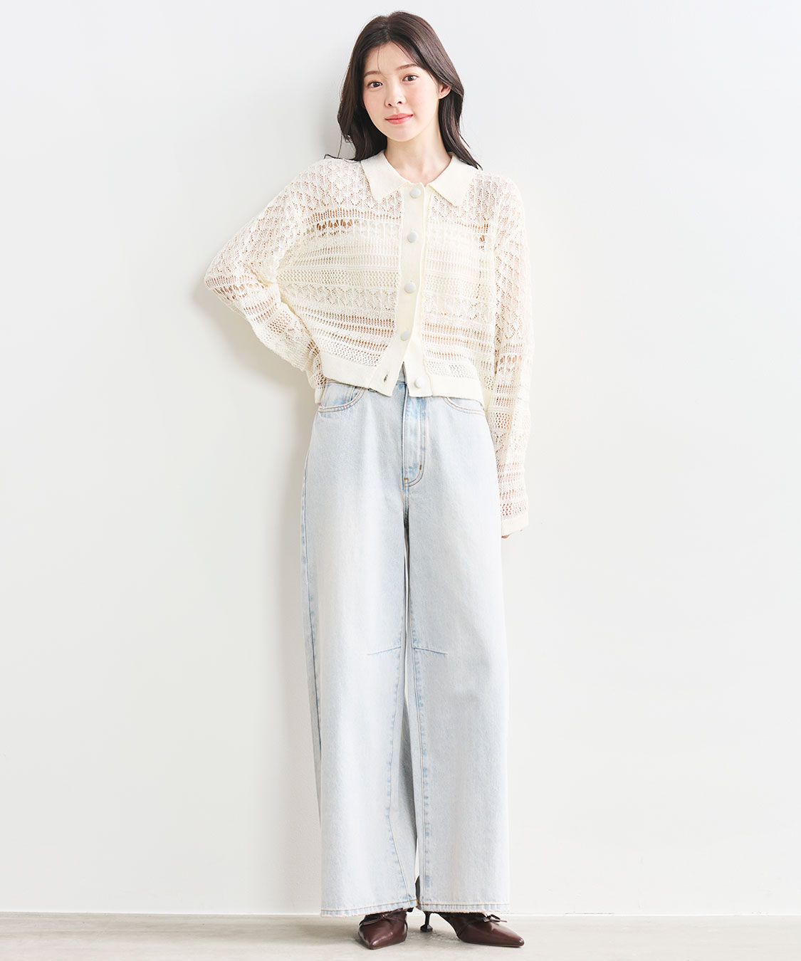 hachiさん専用 美品✨ギャルリーヴィー　23SS　コットンシルクミラノリブ シルクカシミヤ カーディガン – TOPKAPI（トプカピ）