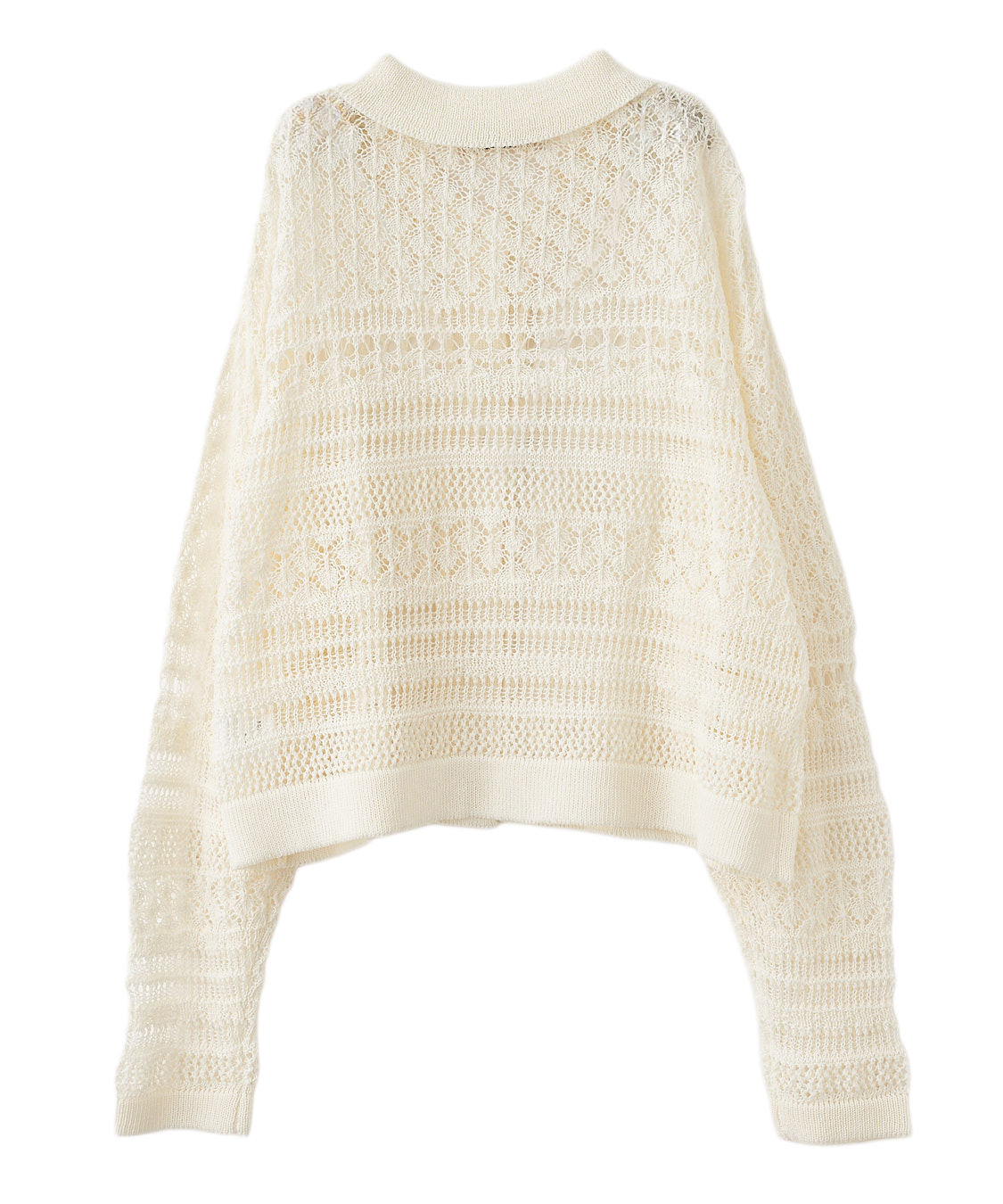 Drawer 16Gコットンレースクルーニット 花柄 レース 定価72,600円 dazzlin ニット セーター レースレイヤードオーバーニット