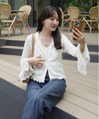 シアーミックスパターンニットアンサンブル｜PETAL ONLINE（ペタル