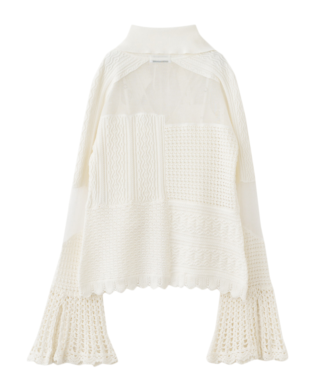 シアーミックスパターンニットアンサンブル｜PETAL ONLINE