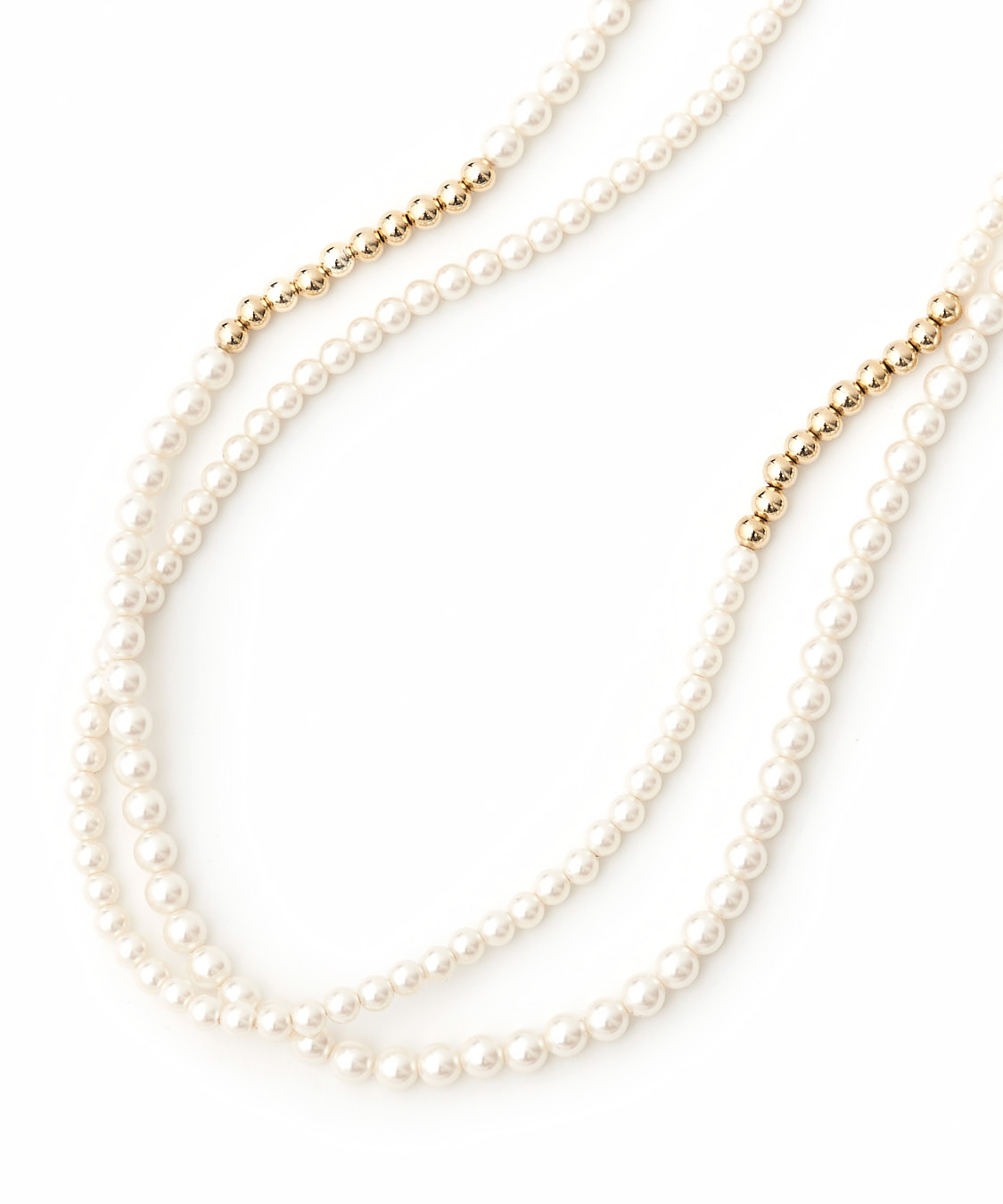 新品　パールネックレス　3Way 3way コットンパール Y字ネックレス（バイカラー） | アクセサリー