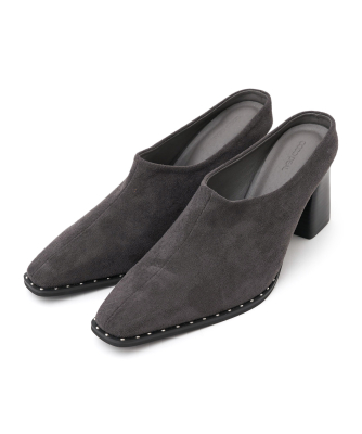 送料関税込■Coperni■ロゴ入りスエードウェッジミュール Coperni Logo Wedge Sandal - Fabric of Society