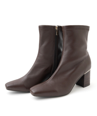 MANA✴︎メタルヒールブーティ✴︎size40 521141 メタルプレート・パンプス